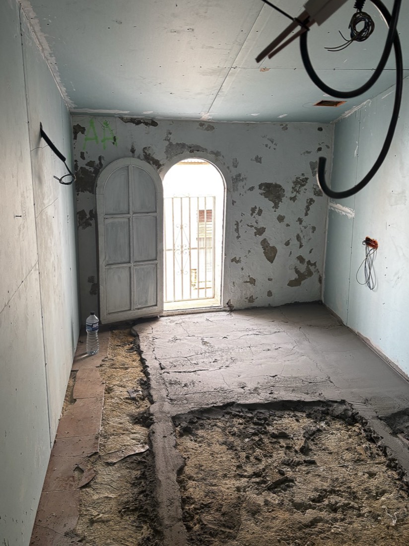 La vivienda de Puzol antes de la rehabilitación